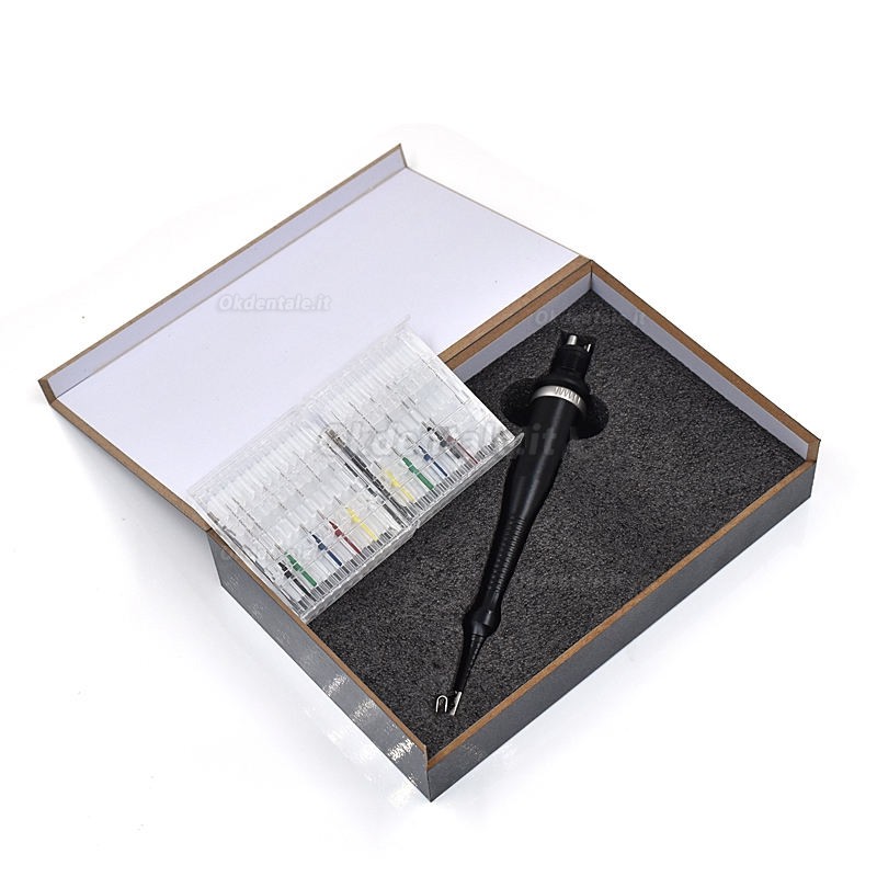 Manipolo ad aria sonica endo dentale con 2 scatole aghi per lima endodontica